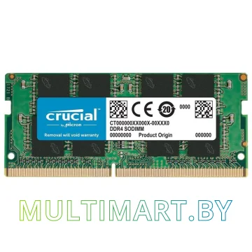 Оперативная память Crucial 8GB DDR4 SODIMM PC4-21300 (CT8G4SFRA266)